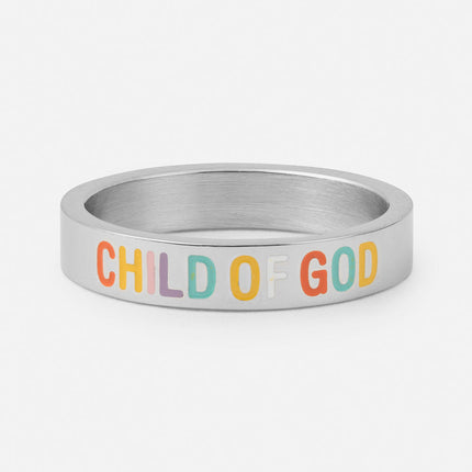 Silver Child of God Ring