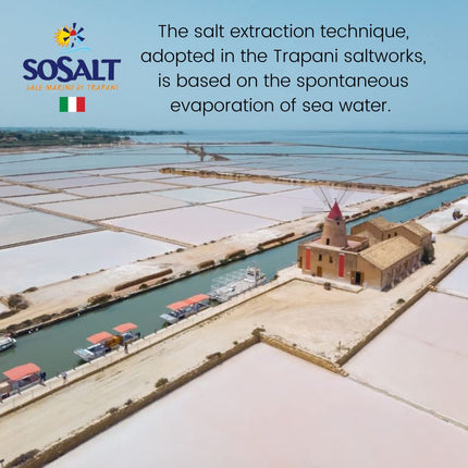 SoSalt, Coarse Natural Sea Salt, Sicilian, 27 lb (12.5kg)
