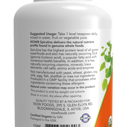 Organic Spirulina Powder