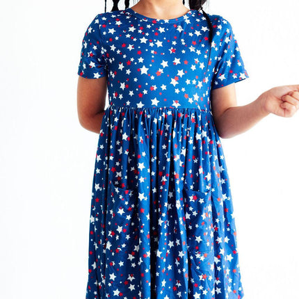 Star Bright S/S Pocket Twirl Dress