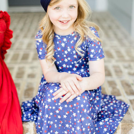 Star Bright S/S Pocket Twirl Dress