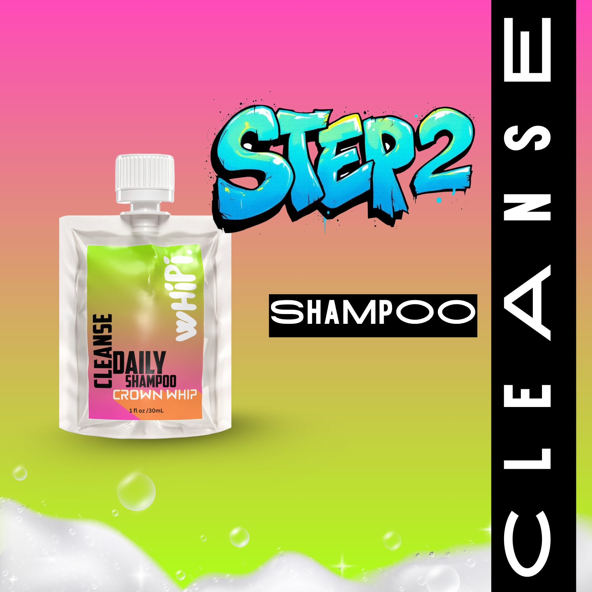 Cleanse – Crown Whip Daily Shampoo