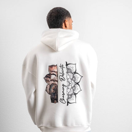 Street Style Oversize Hoodie – Unisex Hoodie with Artistic Baroque Print