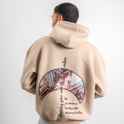 Unisex Oversize Hoodie with Artistic Print – Modern Streetwear Style