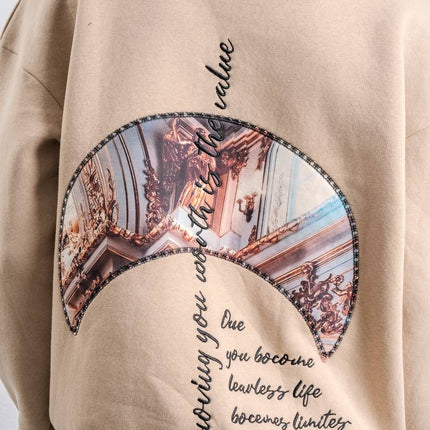 Unisex Oversize Hoodie with Artistic Print – Modern Streetwear Style