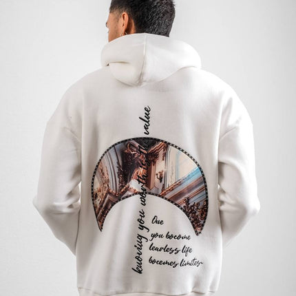 Unisex Oversize Hoodie with Artistic Print – Modern Streetwear Style