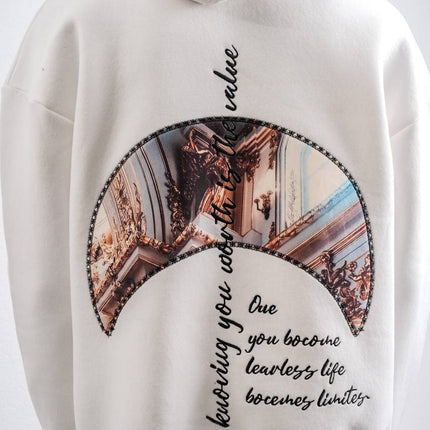 Unisex Oversize Hoodie with Artistic Print – Modern Streetwear Style