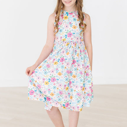 Sunshine Blooms Tank Twirl Dress