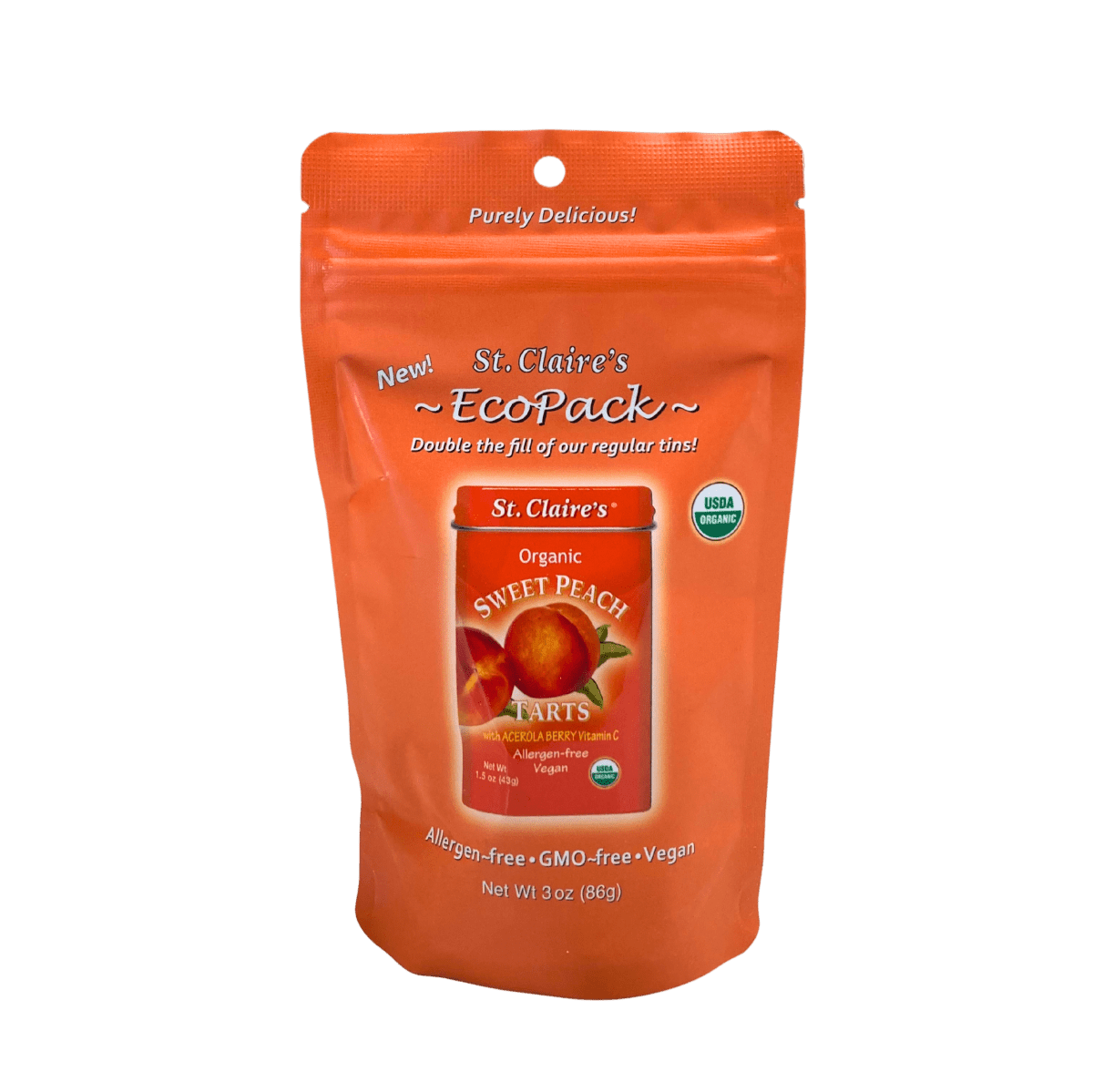 Sweet Peach Tarts, Organic