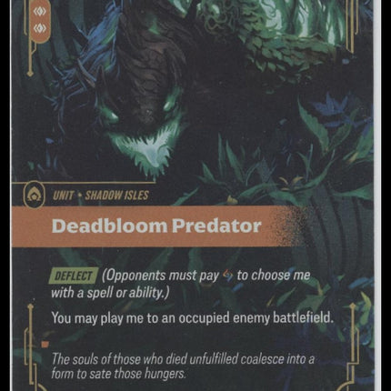 Deadbloom Predator #161/298 Foil Epic - Riftbound Origins TCG