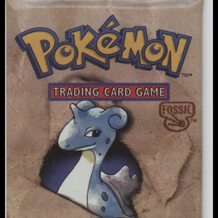 1999 WOTC Pokemon Fossil Unlimited Lapras Booster Pack