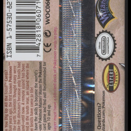 Pokemon 1st Edition Fossil Sealed 3 Pack Set