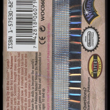 Pokemon 1st Edition Fossil Sealed 3 Pack Set