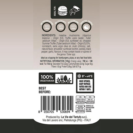 GL Truffle Gourmet, Sauce, with Meadow mushrooms, Truffle Juice, 33. oz