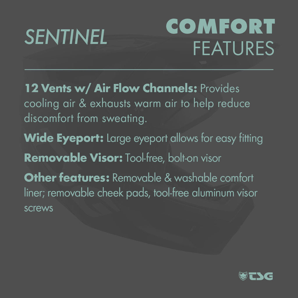 TSG - Sentinel Helmet - Full Face Downhill MTB