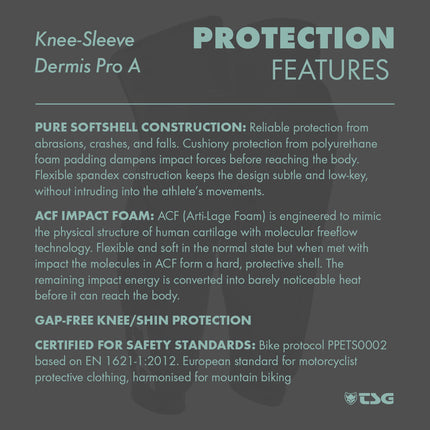 TSG - Knee-Sleeve Dermis Pro A - Black