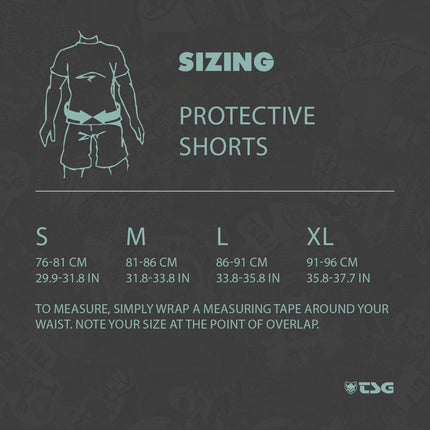 TSG - Protective Shorts - Crash Pant A - Black