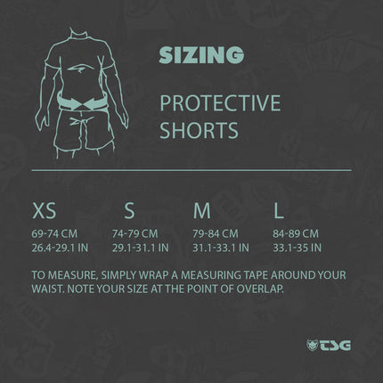 TSG -  Protective Shorts for Women- Crash Pant Carna - Black