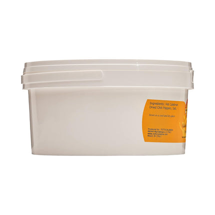 TuttoCalabria Hot Calabrian Chili Powder Bucket, 52.91 oz (1.5 kg)
