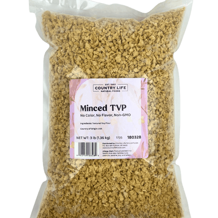 TVP Minced 1/4", No Added Color or Flavor, Non-GMO