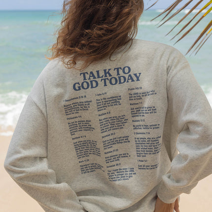 Talk to God Unisex Crewneck