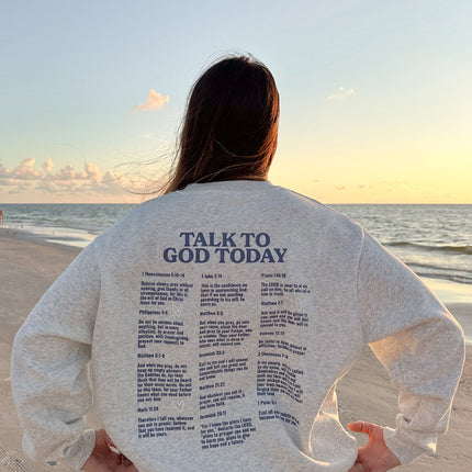 Talk to God Unisex Crewneck