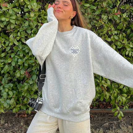 Talk to God Unisex Crewneck