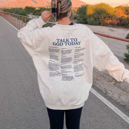 Talk to God Unisex Crewneck