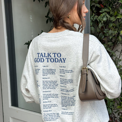 Talk to God Unisex Crewneck