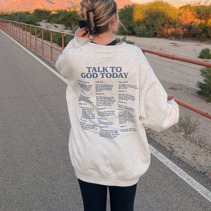 Talk to God Unisex Crewneck