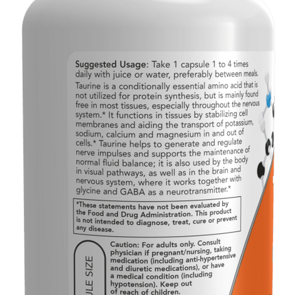 Taurine 500mg