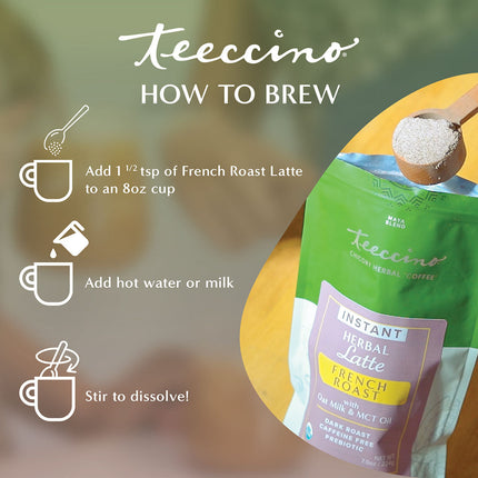 Instant French Roast Herbal Latte
