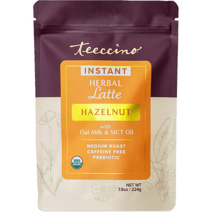 Instant Hazelnut Herbal Latte