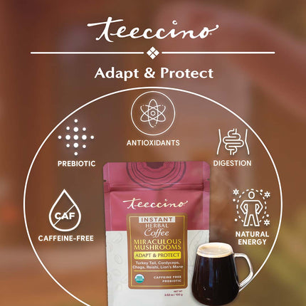 Instant Miraculous Mushrooms® Adapt & Protect Herbal Coffee