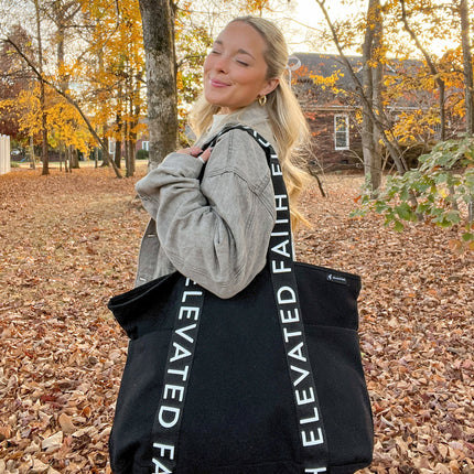 The Large Everyday Black Tote