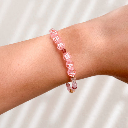 The Way Letter Bracelet