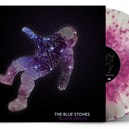 The Blue Stones - "Black Holes" Translucent Milky Clear w/Opaque Orchid Splatter Vinyl LP