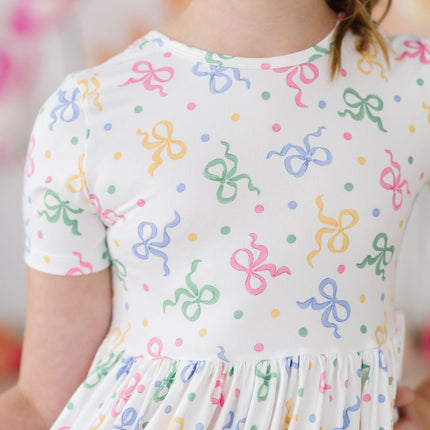 SALE Tied in Love S/S Pocket Twirl Dress