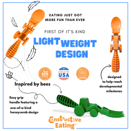 Set of 2 Tractor Utensils (2 Pack)