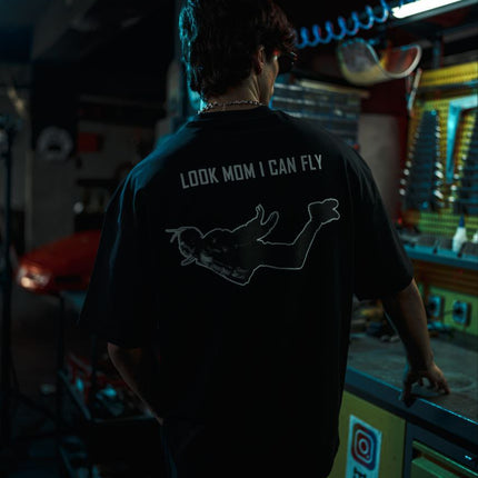 Travis Scott Look Mom I Can Fly Graphic Cotton Tee