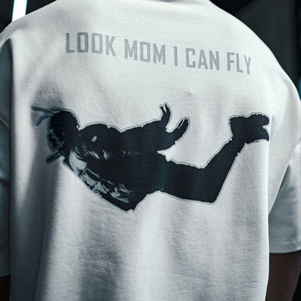 Travis Scott Look Mom I Can Fly Graphic Cotton Tee