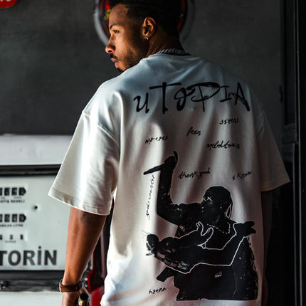 Travis Scott Utopia Album Graphic Cotton Tee