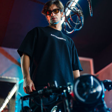 Travis Scott x Virgil Abloh Inspired "ASTRONOR" Oversized Graphic Tee