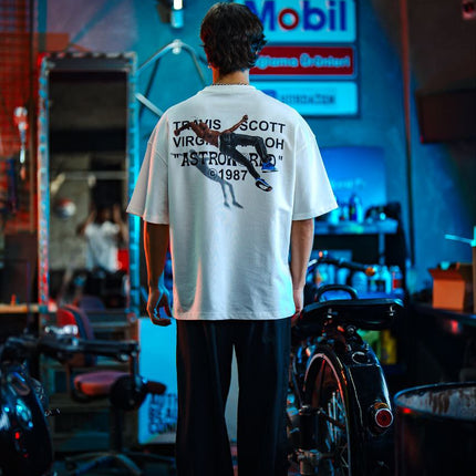 Travis Scott x Virgil Abloh Inspired "ASTRONOR" Oversized Graphic Tee