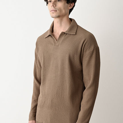 Collared Oversized Knitwear