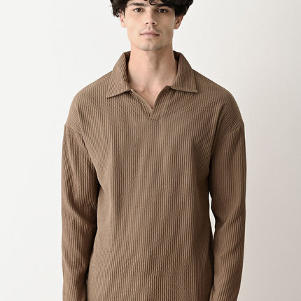 Collared Oversized Knitwear