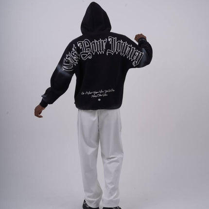 "Trust Your Journey" Gothic Graphic Hoodie