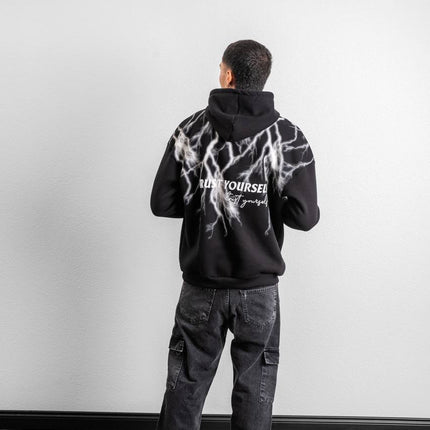 Trust Yourself Embroidered Detail Oversize Sweatshirt