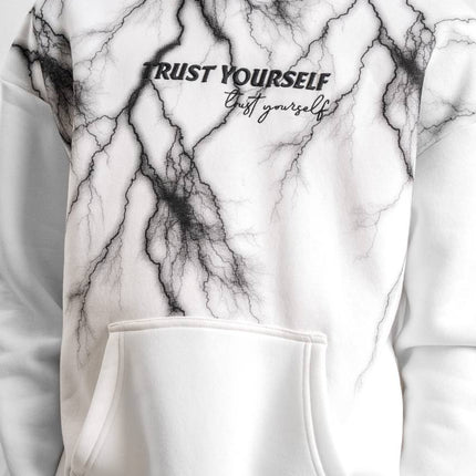Trust Yourself Embroidered Detail Oversize Sweatshirt