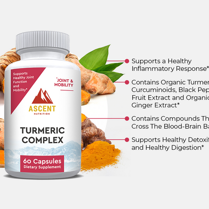 Organic Turmeric Complex, 60 Capsules, 500 mg